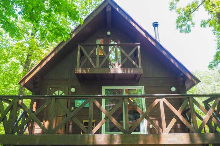 関東 北関東 の貸別荘コテージ 潮来 那須 日光 北軽井沢にある貸別荘 自然豊かな場所にあり qや大人数に対応している施設も多数