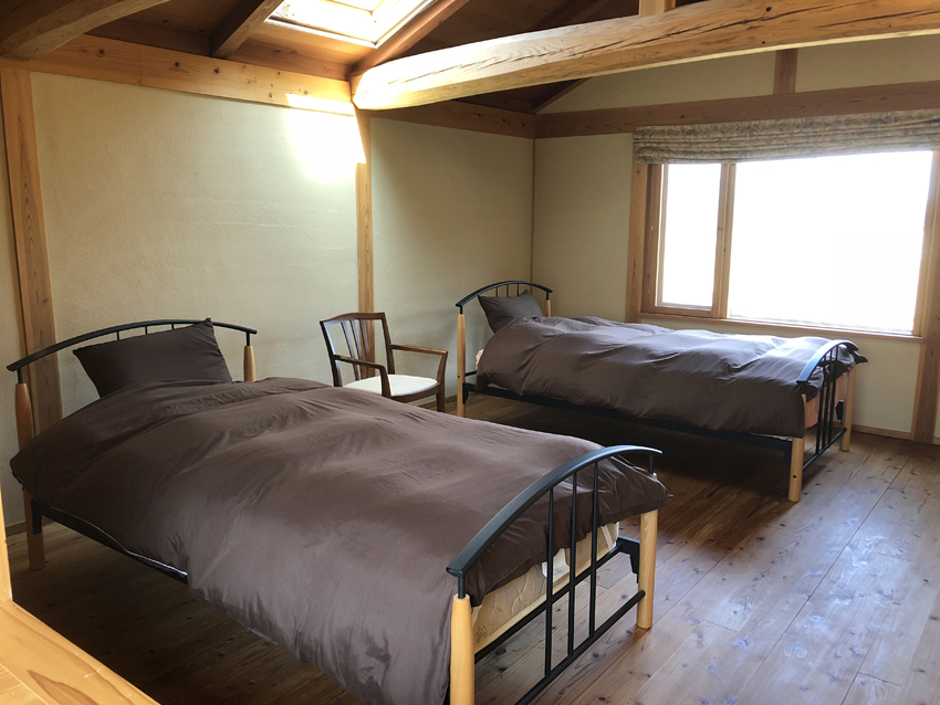 琵琶湖の隠れ家　寝室