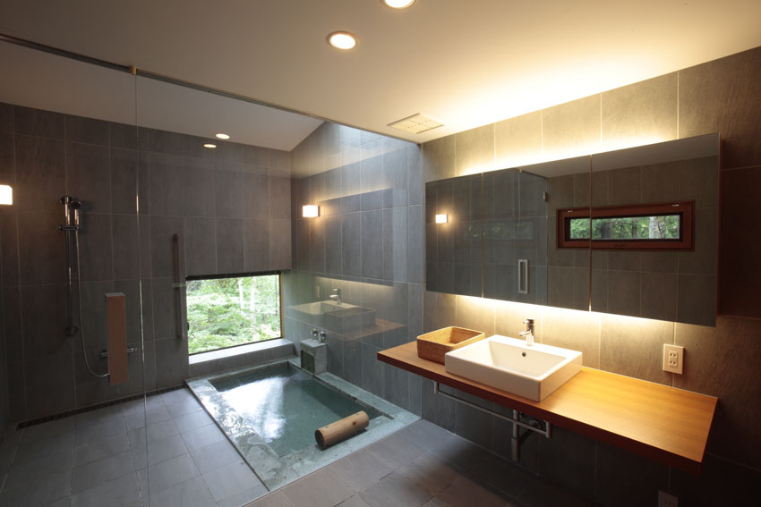 箱根｜森の別邸　浴室